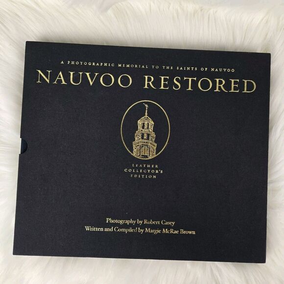 Nauvoo Restored Margie McRae Brown Leather Collector's Edition LDS Mormon Book - Picture 2 of 8